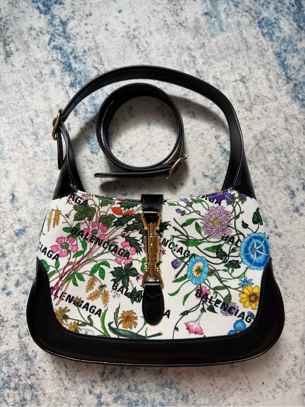 Gucci x Balenciaga The Hacker Project Small Jackie 1961 White